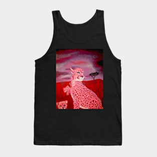 Guepardo Rosa Tank Top